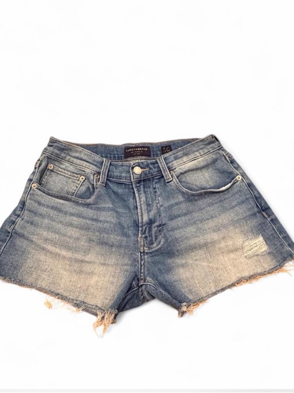 Lucky Brand Faded Blue Denim Cutoff Shorts